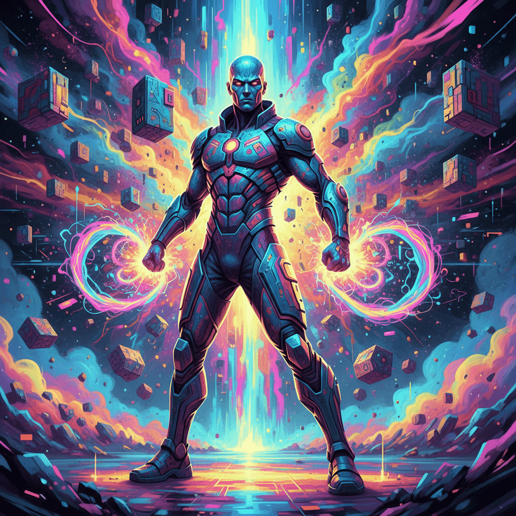 AI Cyberdelic Art Generator - Futuristic AI Portrait